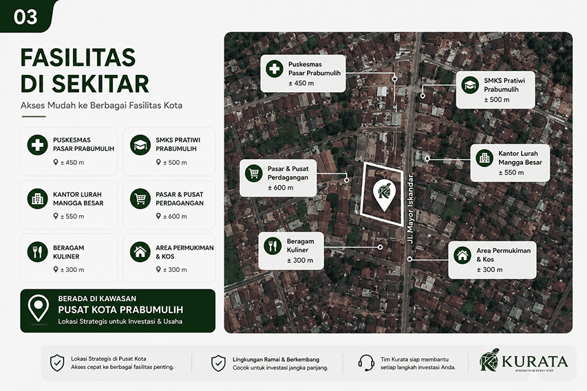 Tanah Strategis 859 m² di Pusat Kota Palembang, foto 2